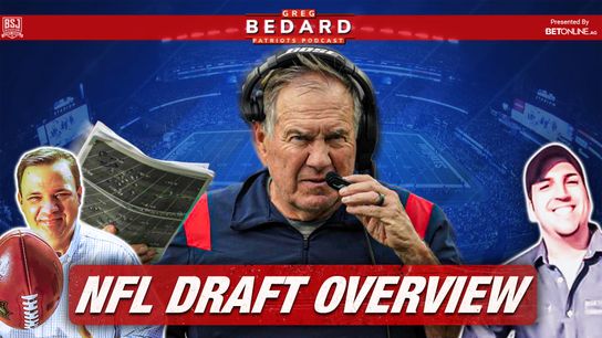 .@betonline_ag Podcast & Video: Bedard Patriots Pod - Draft overview, trade scenarios taken at BSJ Headquarters (Patriots)
